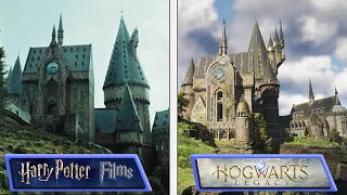 Hogwarts Legacy VS Harry Potter Films | Hogwarts Locations Comparison