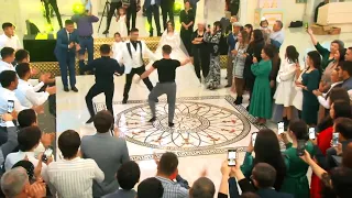 Lovzar in Almaty. Chechen wedding - 2024, lezginka dance.
