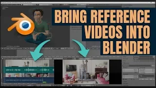 How to Bring Video Reference into Blender 2.79 & 2.8
