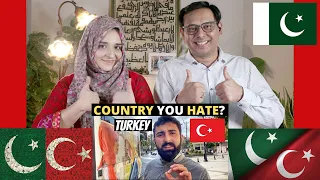 Which Country Do You HATE The Most? | ISTANBUL|TURKEY | Pakistani Reaction | Turkish English SUBS
