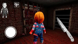 Escaping as Chucky in Granny Chapter 2 | Mod Menu | Hard Mode