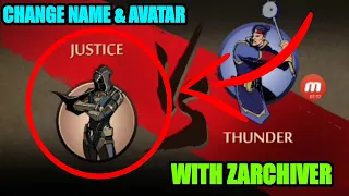 Shadow fight 2 how to change avatar and name with ZARCHIVER and QUICKEDIT! [Read description]
