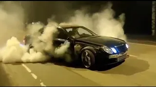 Mercedes E55 amg w211 - Brutalest Burnout ever