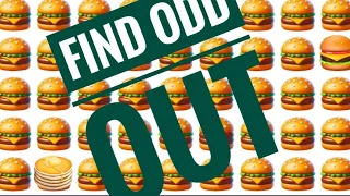 Find the ODD One Out - Junk Food Edition• Easy, Medium, Hard , Impossible - 24 Emoji Quiz