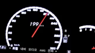 Mercedes CL63 AMG 0-313km/h