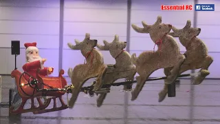 XMAS SPECIAL radio controlled (RC) FATHER CHRISTMAS / SANTA CLAUS with SLEIGH pulled by REINDEER