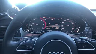 Boost gauge audi C7 S6 S7 RS7