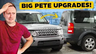 UPGRADING OUR CHEAP LUXURY 4X4 WITH A BROKEN DONOR VEHICLE!