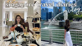 SINGAPORE TRAVEL DIARIES | few days in singapore ✨ trying iconic foods, shopping, things to do
