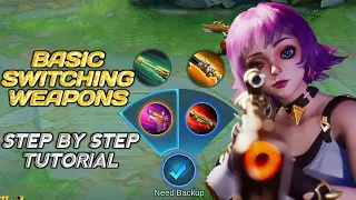 New Hero Beatrix Basic Switching Weapons Tutorial | Step by Step | Mobile Legends | ZEkilled