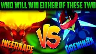 Infernape VS Greninja|Full Battle [ AMV ]|Believer