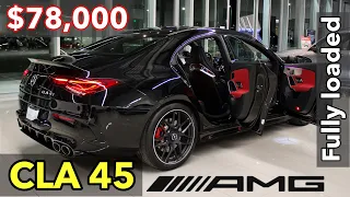 This 2021 AMG CLA 45 Coupe Costs $78000 |  CLA 45 Review w/ Aerodynamics and AMG Performance Seats