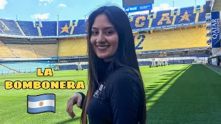 Entré al estadio de BOCA JUNIORS 🇦🇷 Chilenas en Argentina