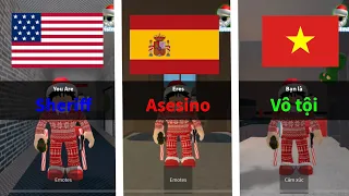 Playing MM2 in different languages