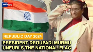 Republic Day 2024: Watch President Droupadi Murmu unfurling the National Flag at Kartavya Path