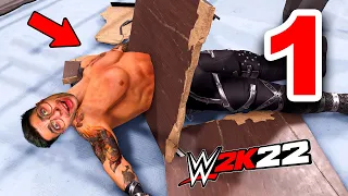 WWE 2K22 CARRIERA #1 INIZIO A SBATTERLO SUL TAVOLO! 😡