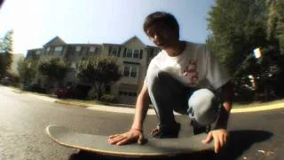 tre flip trick-tip with Johnny