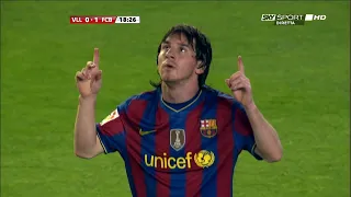 Lionel Messi Vs Villarreal (Away) (01/05/2010) HD 1080i By YazanM8x