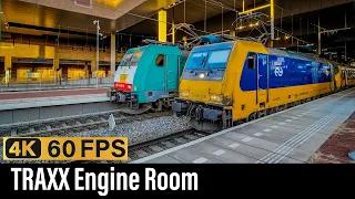 Train Cab Ride NL / TRAXX Engine Room / Eindhoven - Breda - Rotterdam / TRAXX IC / December 2023