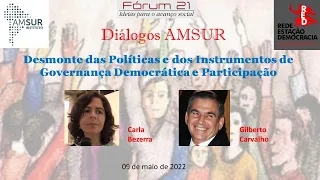 Desmonte das Políticas e dos Instrumentos de Governança Democrática e Participação