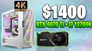 BEST Budget 4K Gaming PC Build 2023🏆|  I7 12700K + RTX 4070 TI | Best Gaming PC 2023 (February)