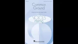 Common Ground (SATB Choir) - by Audrey Snyder