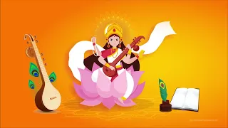 Saraswati Vandana |  14 Feb 2024 | Saraswati Puja Background Video For Stage or Pooja | Video Loop