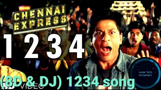 One Two Three Four song | (8D & DJ) |#srk #music #chennaiexpress