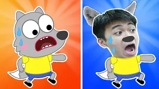 Pica Family FUNNY Animated PARODY ZERO BUDGET | Kids Stories About Wolf Pica Family