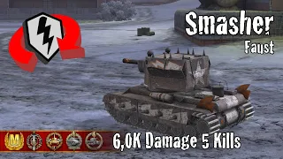 Smasher  |  6,0K Damage 5 Kills  |  WoT Blitz Replays