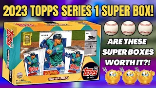 *SUPER BOX?! 🤔 2023 TOPPS SERIES 1 BASEBALL SUPER BOX REVIEW! ⚾️