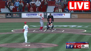 MLB LIVE🔴 Philadelphia Phillies vs Cincinnati Reds - 24th April 2024 | MLB Full Game - MLB 24