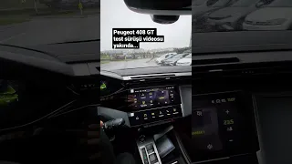 Yeni Peugeot 408 GT test sürüşüne başladık...Detaylar yakında... #peugeot #408gt #gt