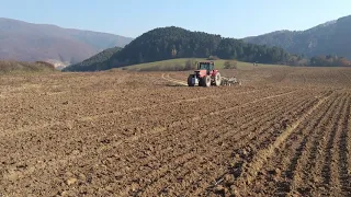 Jesenná príprava pôdy Case magnum 7240 Pro a radlickovy kypric 3 metre