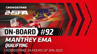 LIVE | OB Car #92 | Qualifying | CrowdStrike 24 Hours of Spa 2023