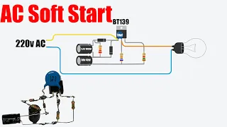 How to make a Soft starter |  AC Soft Start | ac soft start kit | simple AC Soft Start