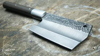 주방에서도 캠핑에서도 쓸모있는 멋쟁이 중식용 칼 만들기 / Making a Outdoor Cleaver Knife