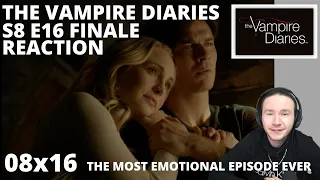 THE VAMPIRE DIARIES S8 E16 FINALE I WAS FEELING EPIC REACTION 8x16 AN EMOTIONAL GOODBYE