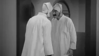 The Mirror scene from "Duck Soup" movie (1933), featuring the four famous Marx brothers