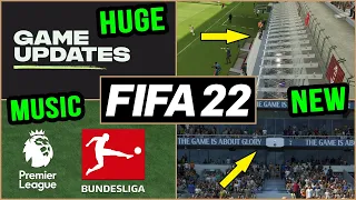 FIFA 22 NEWS | NEW HUGE Content, Updated Stadiums, Club Music & Songs