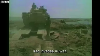 INVASIÓN DE IRAK A KUWAIT (EXCUSE OF GULF WAR) BBC-1990