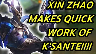 Xin Zhao Top Vs K'sante