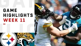 Steelers vs. Jaguars Week 11 Highlights | NFL 2018