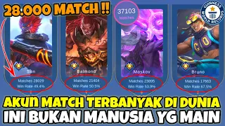 INI AKUN PALING DEWA! 28.000 MATCH PALING BANYAK DI DUNIA MOBILE LEGENDS !!!