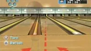 wii sports wii bowling 7-10 split conversion perfect