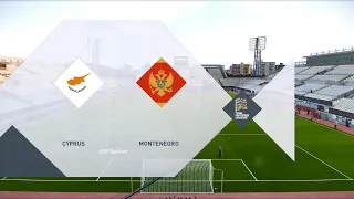 Cyprus vs Montenegro | 2020-21 UEFA Nations League | PES 2020