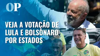 Lula presidente: Veja a votação por estado no 2º turno contra Bolsonaro