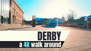 Derby City Centre Walk | What is Derby like in 2024? | 4K