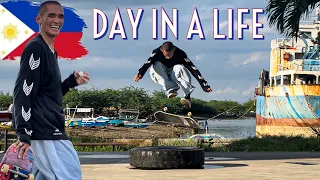 A Day In a Life With Motic Panugalinog ( Legendary Skater from the Philippines 🇵🇭 )