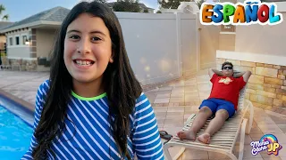 Maria Clara y JP en un día de vacaciones